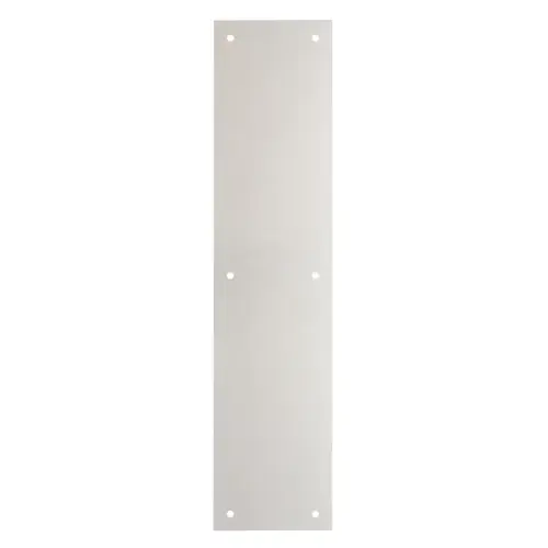 Push Plate 15" L Satin Aluminum Satin Push Plate 15" L Satin Aluminum Satin