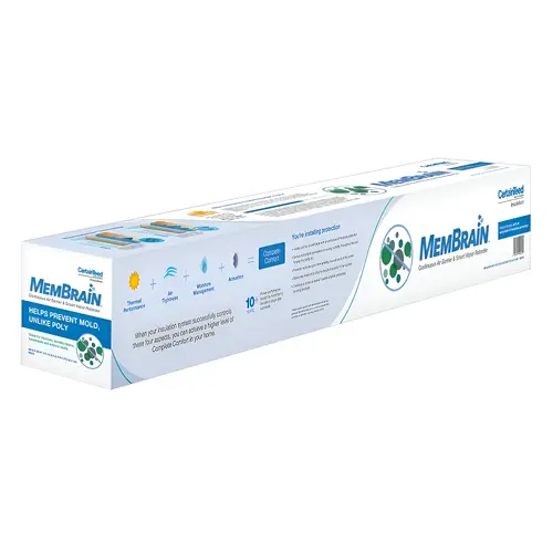 Air Barrier and Smart Vapor Retarder MemBrain 8 ft. W X 50 ft. L Roll 416.5 sq ft