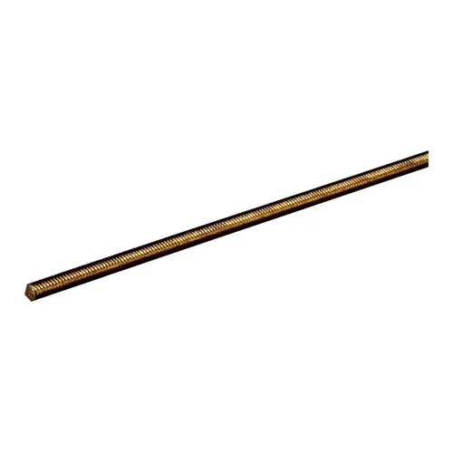 Threaded Brass Rod 1/2" D X 12" L