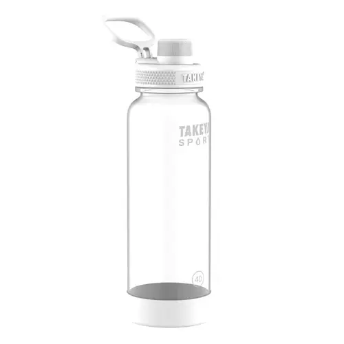Water Bottle with Spout Lid 40 oz Clear BPA Free Clear Water Bottle with Spout Lid 40 oz Clear BPA Free Clear