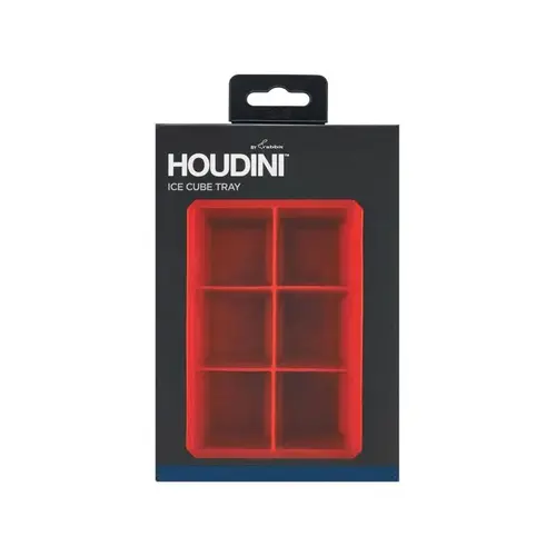 rabbit Ice Cube Tray, 590 mL Capacity, 6-Compartment, Silicone, Red, 6 in L, 9 in W, Dishwasher Safe: Yes rabbit Ice Cube Tray, 590 mL Capacity, 6-Compartment, Silicone, Red, 6 in L, 9 in W, Dishwasher Safe: Yes