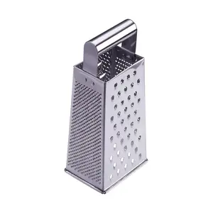 Progressive HG-925 4 Sided Grater Prepworks Silver Stainless Steel Silver