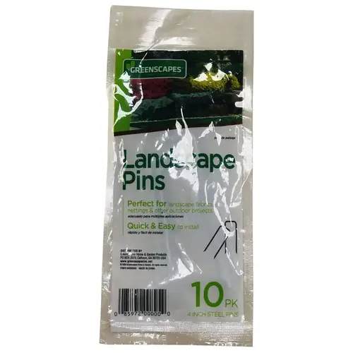 Landscape Fabric Pins 1" W X 4" L Steel Landscape Fabric Pins 1" W X 4" L Steel