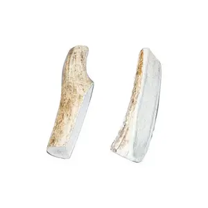 Bucky Bites SK1000 Rawhide Sticks Medium, Large All Ages Antler 4" L