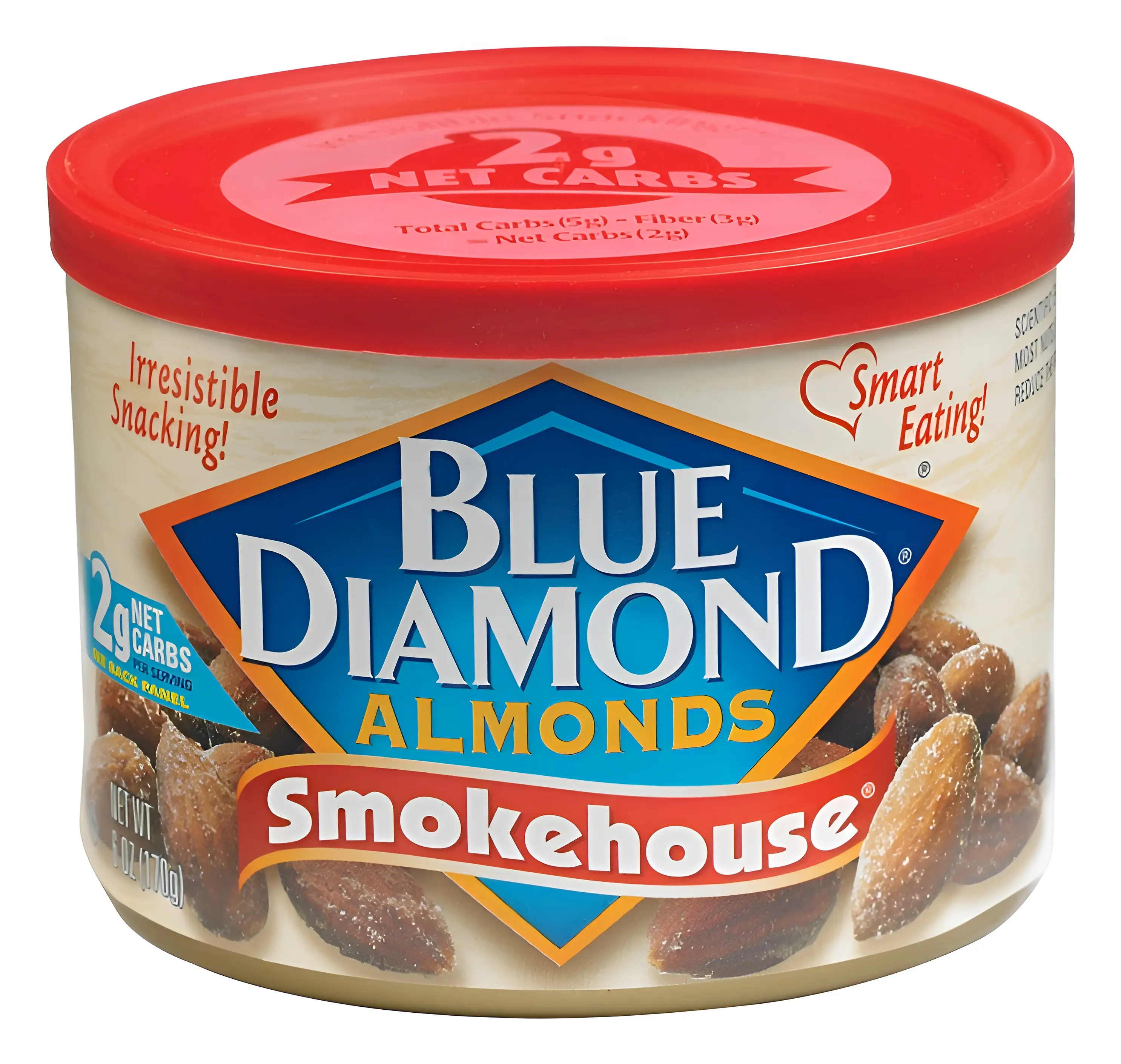 Blue Diamond Almonds Smokehouse 6 oz Can - pack of 12 01590-XCP12