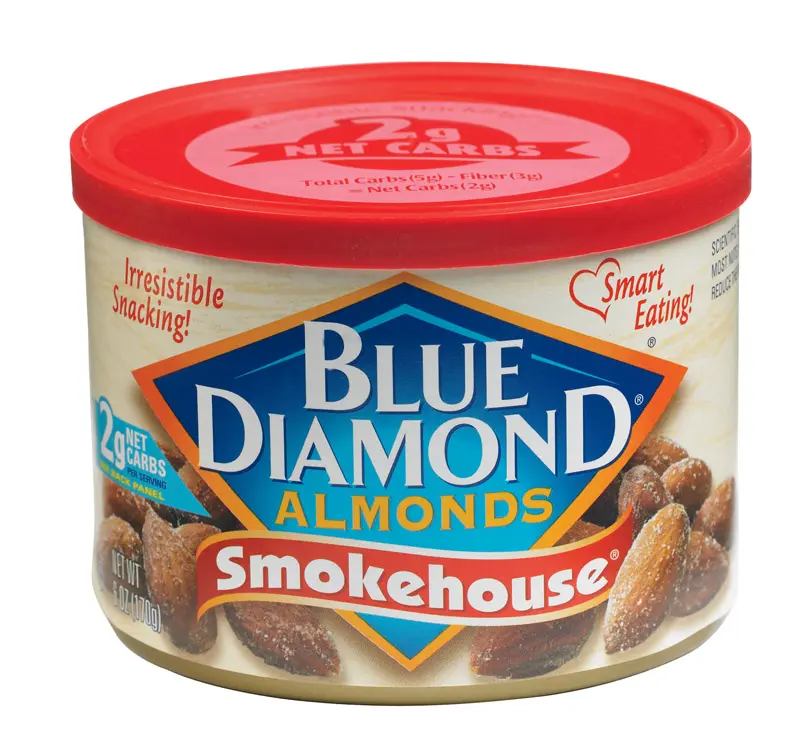 Blue Diamond Almonds Smokehouse 6 oz Can - pack of 12 01590-XCP12