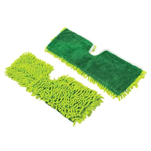 Mop Refill 18" W X 7" L Wet and Dry Microfiber Green