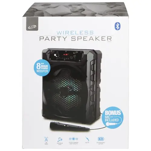 Speaker Wireless Bluetooth Black Speaker Wireless Bluetooth Black