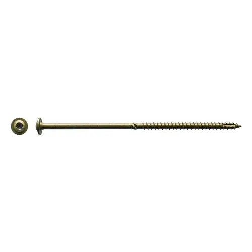 Construction Screws No. 17 X 8" L Star Round Head Bronze Construction Screws No. 17 X 8" L Star Round Head Bronze