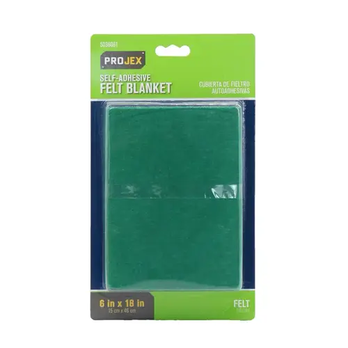 Blanket Felt Self Adhesive Green Square 6" W X 18" L Green Blanket Felt Self Adhesive Green Square 6" W X 18" L Green