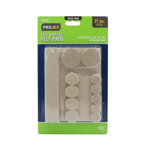 Surface Pad Felt Self Adhesive Brown Round 6" W Brown Surface Pad Felt Self Adhesive Brown Round 6" W Brown