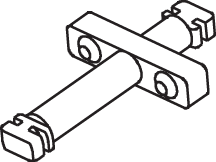 CRL-U.S. Aluminum RG635 Temporary Glass Retainer White - pack of 50