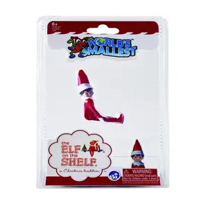 World's Smallest 577 Elf on the Shelf Red Red