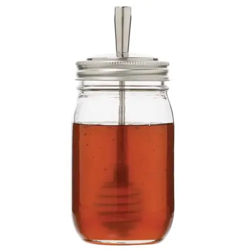 Decorative Jar Lid Honey Dripper Regular Mouth Decorative Jar Lid Honey Dripper Regular Mouth