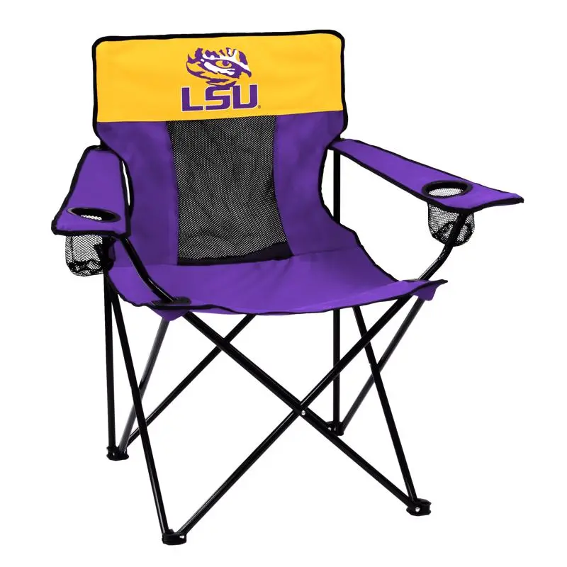 Logo Brands Folding Chair Elite Purple LSU Directors 162-12E