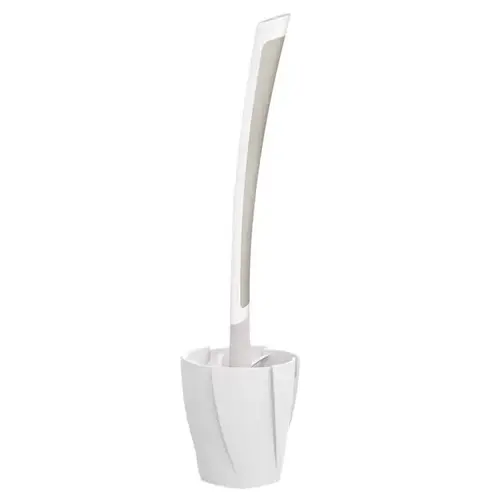Toilet Bowl Brush & Holder Looeez White White
