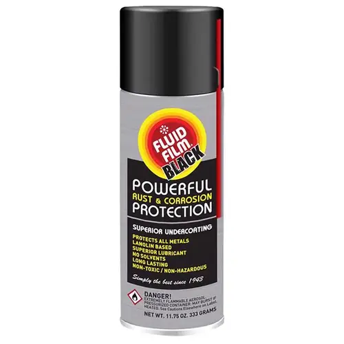 Preventive & Lubricant, 11.75 oz Aerosol Can, Black