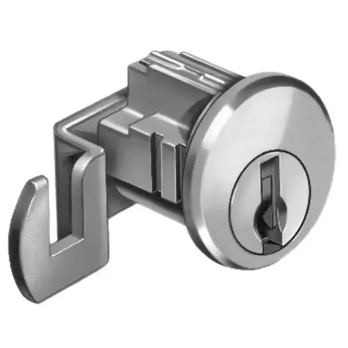 C8724-26 Bommer Spring Hinge Mailbox Lock, Pin Tumbler Chrome