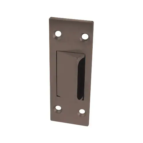 Stand Alone Rescue Stop For Converting Double Acting Center Hung Door To Single Acting Oxidized Satin Bronze