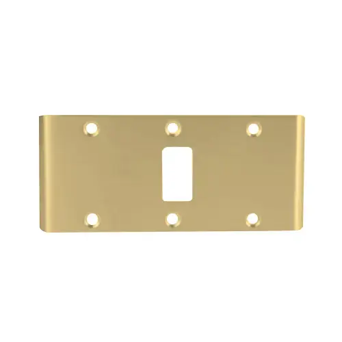 Double Lipped Strike Cylindrical Latch For Center Hung Door Bright Brass