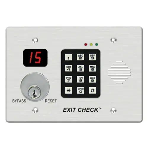 Delayed Egress Wall Mount Controller For 8000 Series Exit Device Keypad & Keyswitch Control And Reset Delayed Egress Wall Mount Controller For 8000 Series Exit Device Keypad & Keyswitch Control And Reset