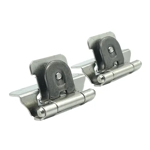 Double Demountable Cabinet Hinges 1/4" Overlay Satin Nickel Double Demountable Cabinet Hinges 1/4" Overlay Satin Nickel
