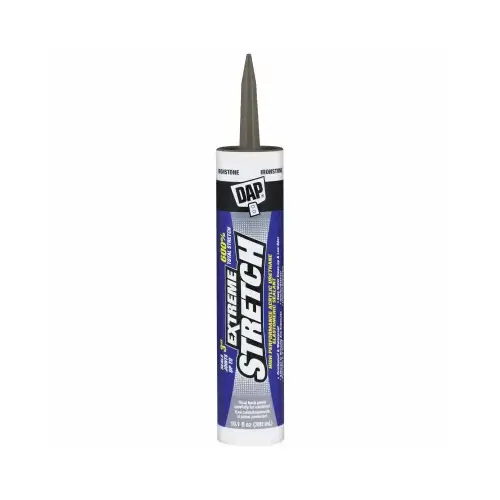 EXTREME STRETCH Premium Elastomeric Sealant, Iron Stone, 24 hr Curing, 40 to 100 deg F, 10.1 fl-oz EXTREME STRETCH Premium Elastomeric Sealant, Iron Stone, 24 hr Curing, 40 to 100 deg F, 10.1 fl-oz