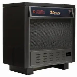 ASHLEY AW40 Wood Circulator 93,000 BTU, Black Metalic