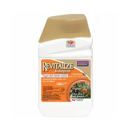 Revitalize Biofungicide Disease Control for Organic Gardening, Controls Blight & Mold, 16 oz. Concentrate