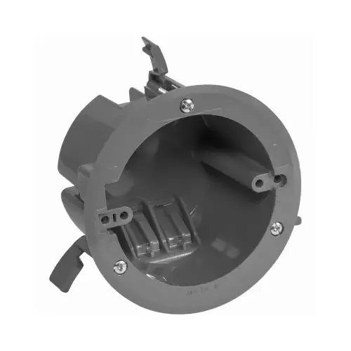 Electrical Box, 4.4 in W, 4.4 in D, 2.7 in H, 1-Gang, Polycarbonate, Gray