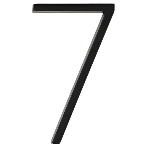 Number Distinctions 5" Black Steel Screw-On 7 Coated Number Distinctions 5" Black Steel Screw-On 7 Coated