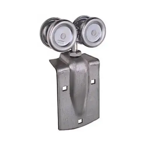 Sliding Barn Door Trolley Hanger Roller, Fits 1-1/2 to 2 In. Doors - pair Zinc