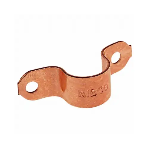 Copper Pipe Tube Strap, 1-In - pack of 5 Copper Pipe Tube Strap, 1-In - pack of 5