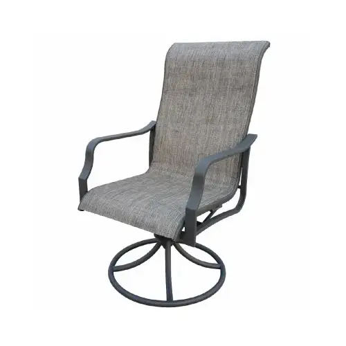 Tuscany 6-Pc. Swivel Rocker Chair Set, Aluminum Frame, Sling Fabric Tuscany 6-Pc. Swivel Rocker Chair Set, Aluminum Frame, Sling Fabric