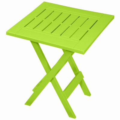 Gracious Living 14216-6PDQ Resin Folding Table, Tendor Shoots Green