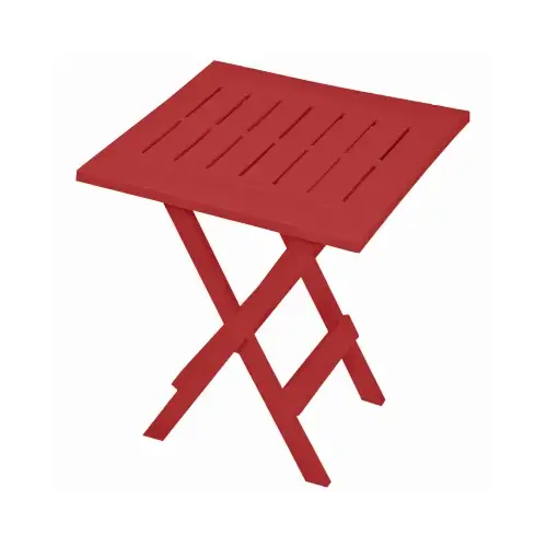 Folding Table, Red