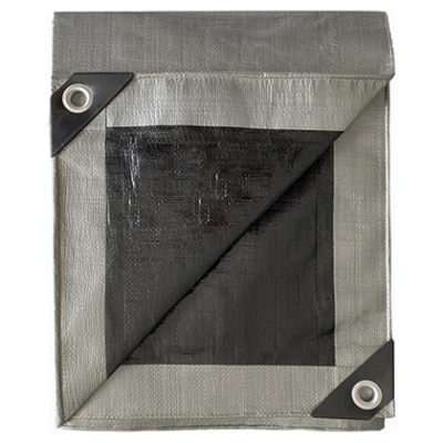 ITM CO. LTD HD-GT-SB-1620 Storage Tarp Cover, Silver/Black Polyethylene, 16 x 20-Ft.