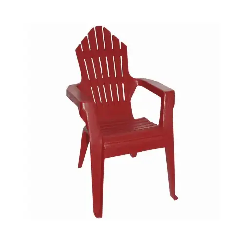 Kids' Adirondack Chair, Resin, Crimson Red Kids' Adirondack Chair, Resin, Crimson Red