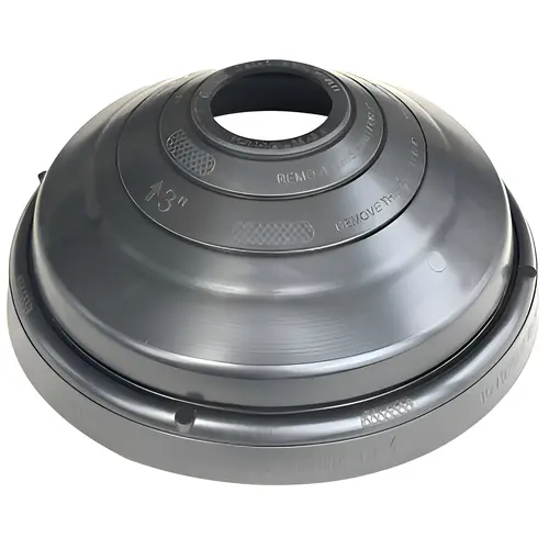 Rain Collar, Fits 1-1/4" To 4" Pipe, Roof Flashing Accessory, 3" Height, 4.5" Length, 4.5" Width, Residential Roof Vent Repair