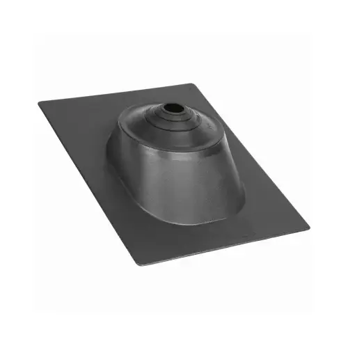 Hard Plastic Base Roof Flashing, Fits 1-1/4 to 4-In. Pipe Hard Plastic Base Roof Flashing, Fits 1-1/4 to 4-In. Pipe
