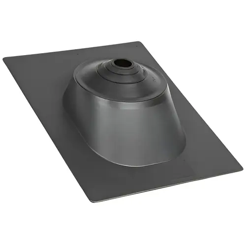 Hard Plastic Base Roof Flashing, Fits 1-1/4 to 4-In. Pipe Hard Plastic Base Roof Flashing, Fits 1-1/4 to 4-In. Pipe