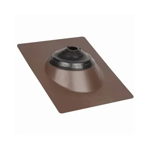 Galvanized Base Roof Flashing, Brown, 12 x 15-1/2-In.