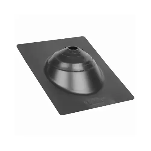 Galvanized Base Roof Flashing, Black, 12 x 15-1/2-In.