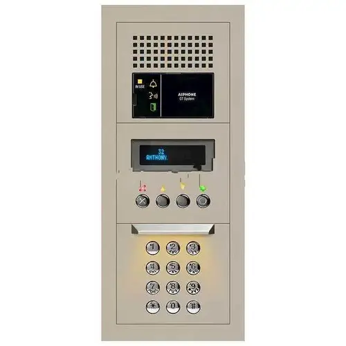 Audio Entrance Panel Kit - 10 Keypad, VFD Screen, Surface Mount Audio Entrance Panel Kit - 10 Keypad, VFD Screen, Surface Mount