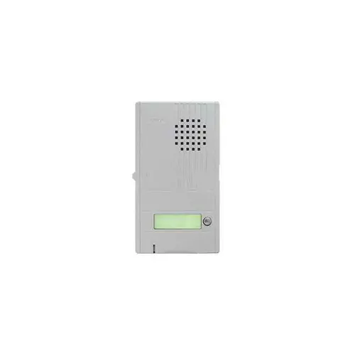 DA Series Surface Mount 1-Channel 1-Call Audio Door Station Intercom with Weather Resistant, Aluminum Stainless Look