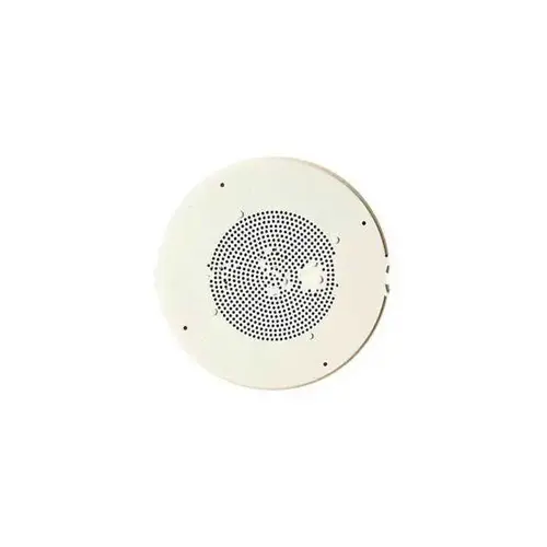 Ceiling Speaker used with Open Voice Intercom Systems, for Two-Way Communication, Discreet Ceiling Mounted Sub Station, NP-25V Capacitor is Required if no Call Button