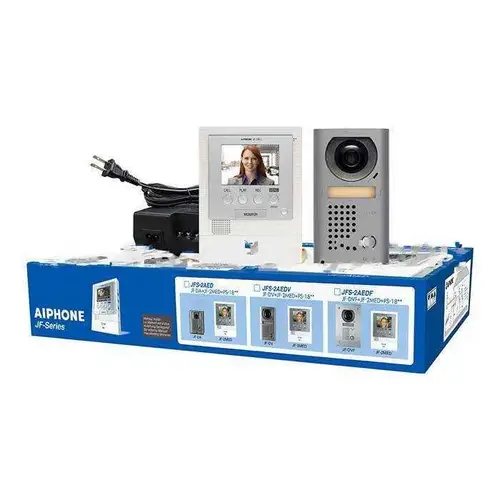 JF Series Flush Mount 1-Channel Audio and Video Intercom with 3-1/2 in. Direct View, TFT color LCD Display, Silver-Gray Multi-Colored JF Series Flush Mount 1-Channel Audio and Video Intercom with 3-1/2 in. Direct View, TFT color LCD Display, Silver-Gray Multi-Colored