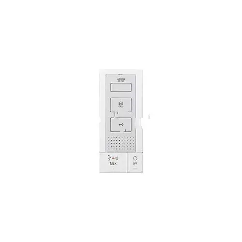 DB Series Surface Mount 1-Channel Audio Master Station Intercom with Door Release, White DB Series Surface Mount 1-Channel Audio Master Station Intercom with Door Release, White