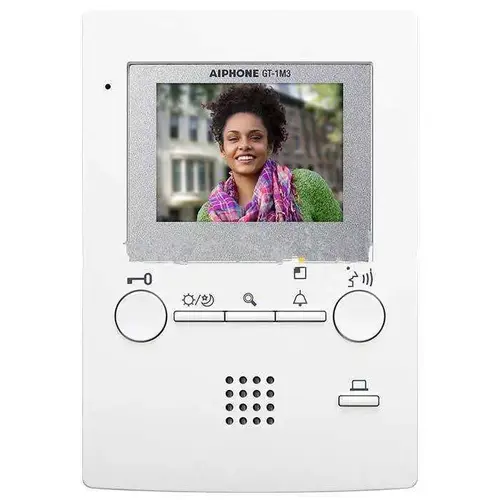 GT Series Surface Mount 1-Channel Color Video Tenant Station Intercom with Door Release, White