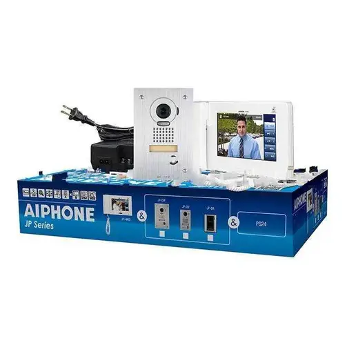 JP Series Video Intercom with 7-Inch Touchscreen, 7" Touchscreen Handset, Hands-Free 4x8 Color Video Set JP Series Video Intercom with 7-Inch Touchscreen, 7" Touchscreen Handset, Hands-Free 4x8 Color Video Set